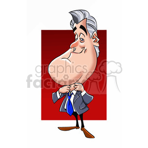 jay leno cartoon character clipart. Commercial use image # 393240