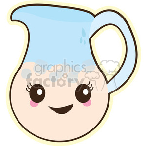 cartoon cute character funny container jug