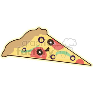 Pizza vector clip art image clipart. Commercial use image # 393809