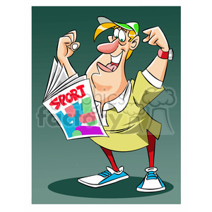sports fanatical fan clipart. Commercial use image # 395232