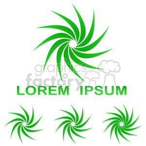 logo template curved 005 clipart.