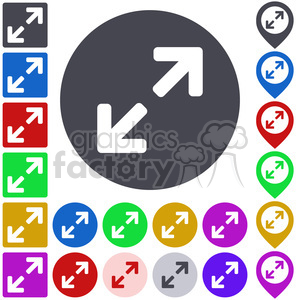 expand icon pack clipart.