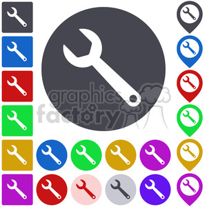 tool icon pack clipart.