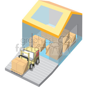 Cartoon Warehouse Loading Dock Clipart Commercial Use Gif Jpg Png Eps Svg Ai Pdf Clipart 398261 Graphics Factory