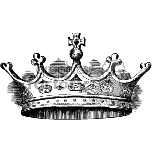 vintage retro old black+white crown crowns royal royalty tattoo king prince