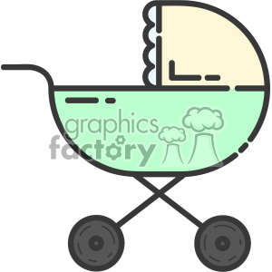 Pram vector clip art images clipart. Royalty-free image # 403870