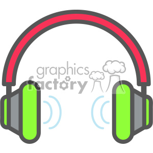 clipart - Headphones vector clip art images.