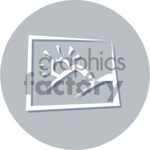 clipart - photo circle background vector flat icon.