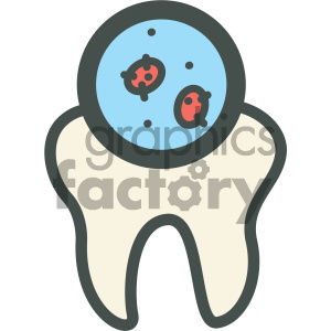 clipart - dirty teeth dental vector flat icon designs.