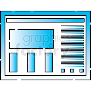 layout site icon clipart.
