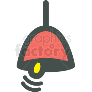 bell vector icon clipart.