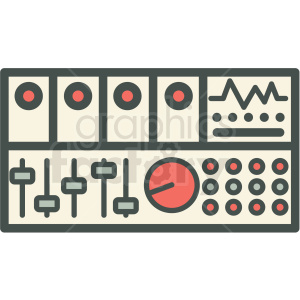 dj music mixer vector icon image clipart. Commercial use icon # 406584