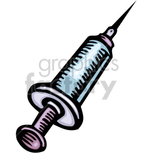 cartoon syringe clipart. Commercial use image # 149489
