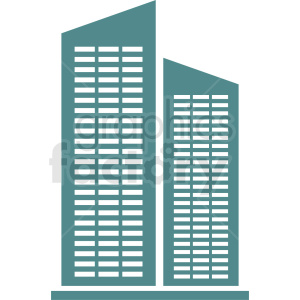 city buildings vector design clipart. Commercial use image # 408632