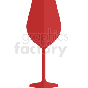 red wine glass vector design clipart. Commercial use image # 408682