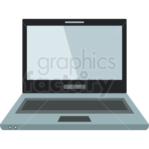 opened laptop computer vector clipart. Commercial use image # 408720