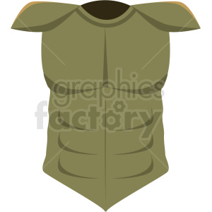 clipart - chest plate game armor vector icon clipart.