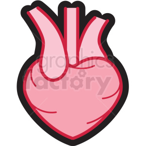 human heart icon clipart. Commercial use image # 410008