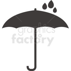 umbrella black+white rain