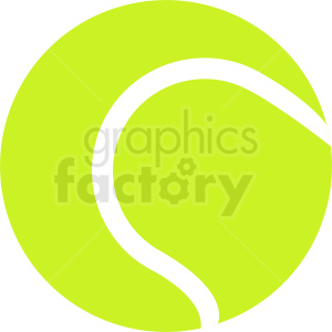 yellow tennis ball vector clipart clipart. Royalty-free image # 411079