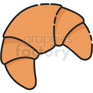Croissant vector clipart icon clipart. Commercial use icon # 411215