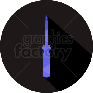 purple screwdriver circle icon clipart.
