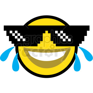 thug life smilie vector clipart clipart. Royalty-free image # 412574