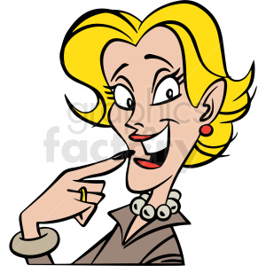 woman laughing vector clipart clipart. Commercial use image # 413081