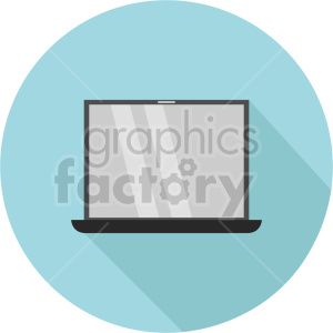 laptop computer vector graphic clipart 6