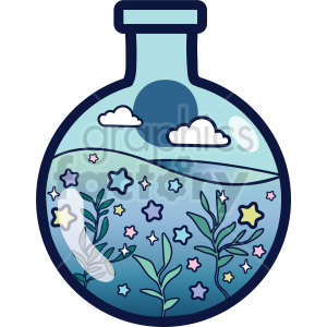 bottle sea vector clipart clipart. Royalty-free image # 414858
