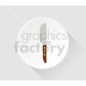 clipart - kitchen knife vector clipart.