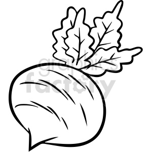 black and white radish clipart clipart. Royalty-free image # 416883