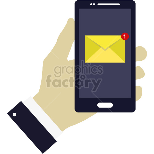 hand holding phone clipart clipart. Commercial use image # 418314