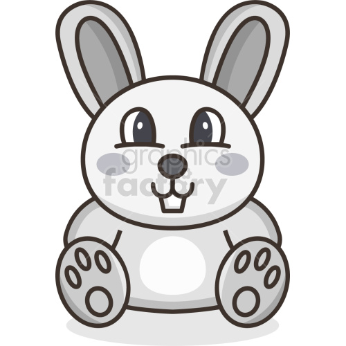 cartoon bunny clipart clipart. Royalty-free image # 418328