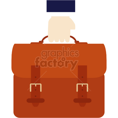 business bag vector graphic clipart. Commercial use image # 418340