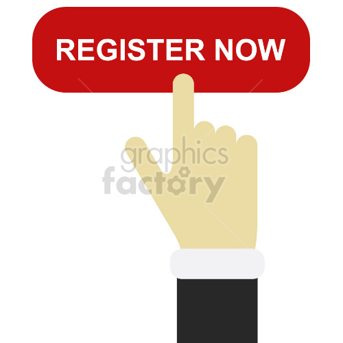 register now vector graphic clipart.