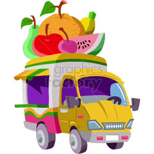 food+truck food restaurant mobile fruit