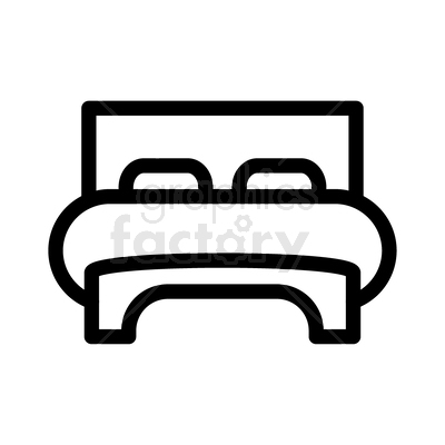 bed frame icon