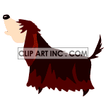 Animated dog barking clipart.