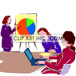 buspeople_piechart_discussion0001aa clipart. Royalty-free image # 119595