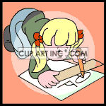   reading read homework homework school class student students education draw drawing write writing  education075.gif Animations 2D Education 