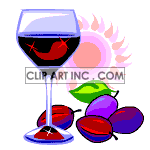   berrys wine glass beverage alcohol  food002.gif Animations 2D Food 