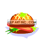   burger burgers sandwich food lunch  food006.gif Animations 2D Food 