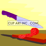   tomato cut cutting knife  object_knife_slice001.gif Animations 2D Objects 