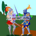   knight knights sword swords fight fighting armor  knight008aa.gif Animations 2D People Knights 