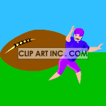 football_fun_run001 animation. Commercial use animation # 123004