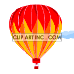 animated hot air balloon