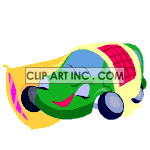 Cartoon car sleeping clipart. Commercial use image # 123522