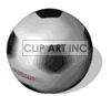 clipart - Spinning soccer ball.