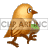 Animated walking chick clipart. Royalty-free image # 126375